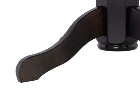 Стол раздвижной с круглой крышкой венге