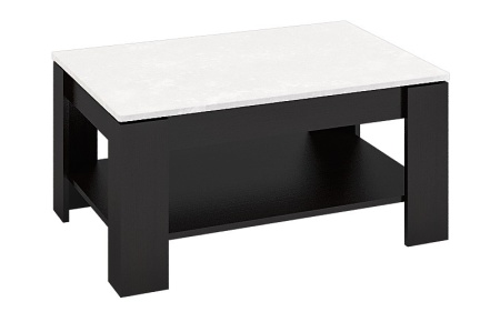 Стол журнальный Бостон СТЖ-01 Венге/Бетон Белый