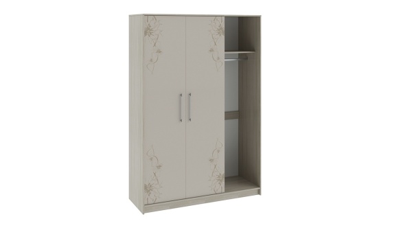 Спальный Гарнитур Мадлен №2 Ясень Шимо/Бежевый Глянец с Рисунком